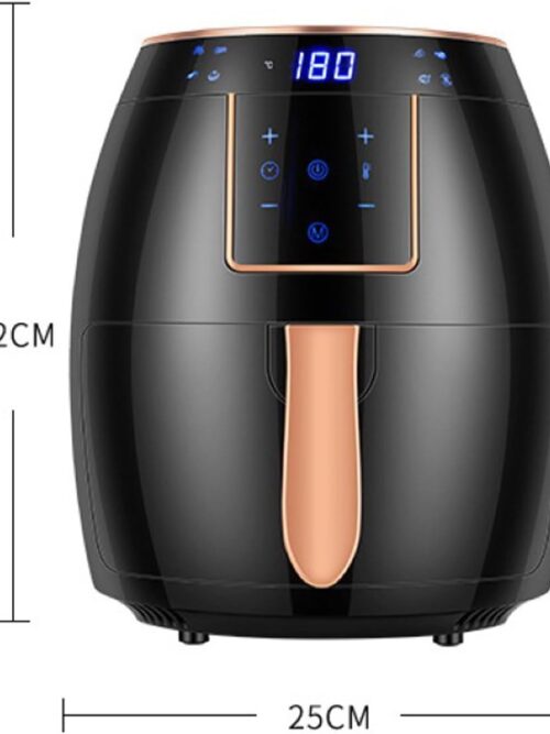 Air Fryer, 5.5 L, ‎1300 W, 8-in-1, Uses No Oil, Air Fry, Roast, Reheat, Dehydrate, Non-Stick, Dishwasher Safe Basket, Cooks 2-4 Portions, Digital